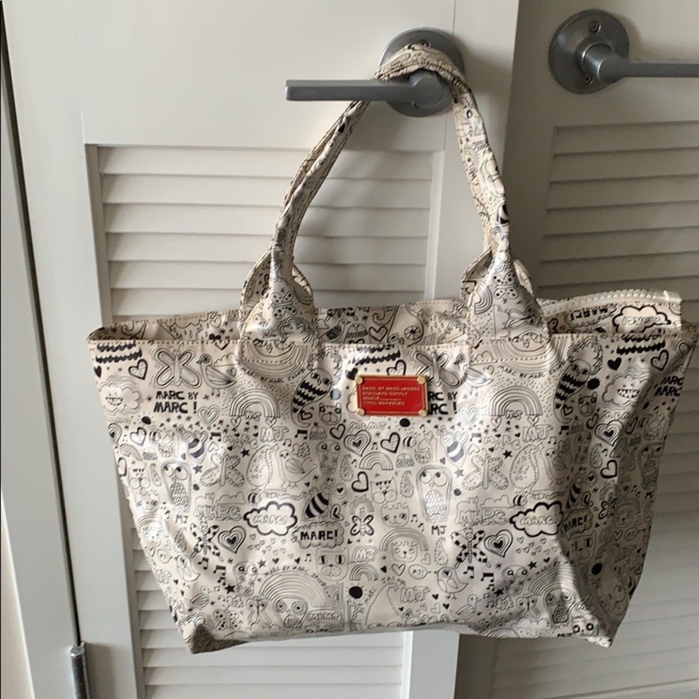 Marc By Marc Jacobs doodle print tote
